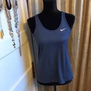 Blue grey Nike tank top